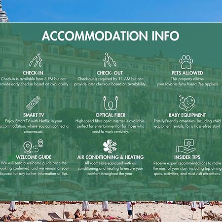 Lb Vacation Rentals I Big Loft 107M2, 10Min Walk To Palais Des Festivals 戛纳 外观 照片