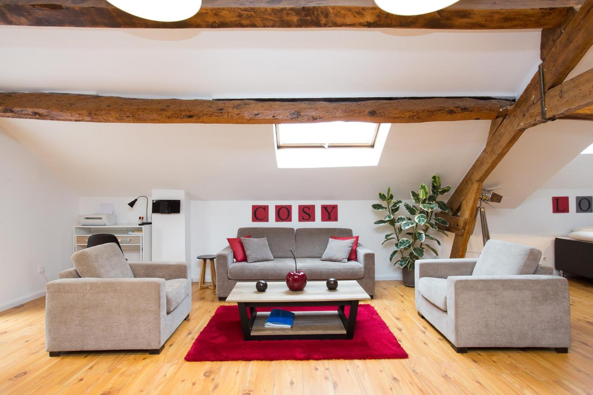 Lb Vacation Rentals I Big Loft 107M2, 10Min Walk To Palais Des Festivals 戛纳 外观 照片