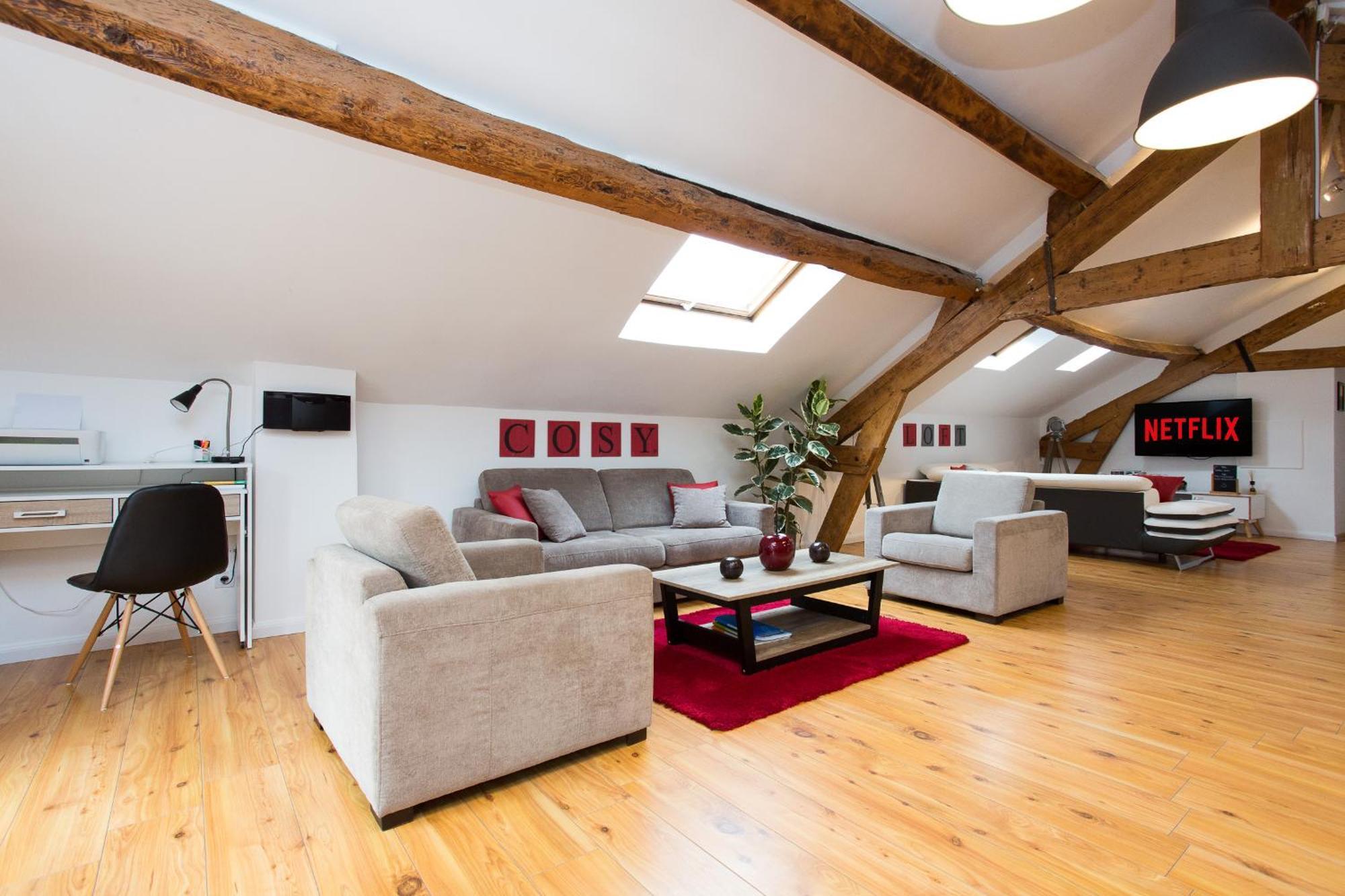 Lb Vacation Rentals I Big Loft 107M2, 10Min Walk To Palais Des Festivals 戛纳 外观 照片